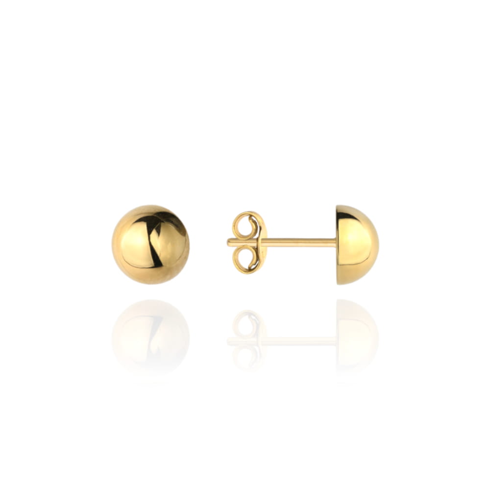 Kolczyki pół kulki śr. 4 mm na sztyfcie super lekkie pr. 585 1 Kolczyki pół kulki śr. 4 mm na sztyfcie super lekkie pr. 585