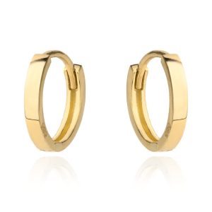 Kolczyki złote małe kółka na kreolu pr. 585