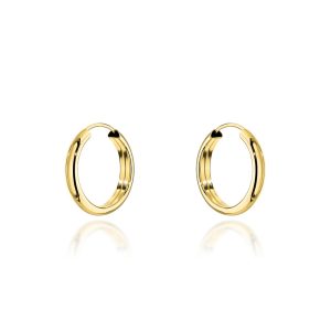 Kolczyki złote kółka 1,6cm super lekkie pr. 585