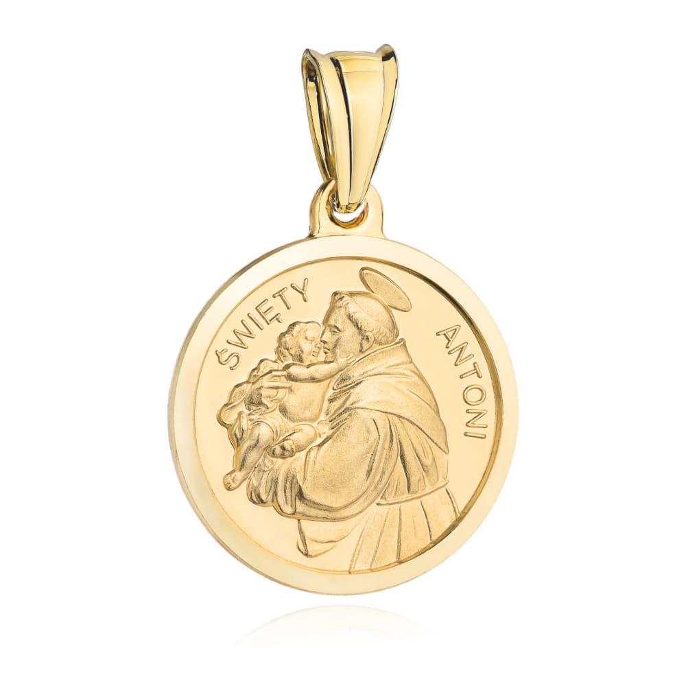 Medalik złoty święty Antoni pr. 585 1 Medalik złoty święty Antoni pr. 585