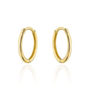 Kolczyki złote malutkie kółka na kreolu pr. 585