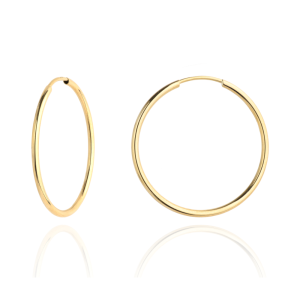 Kolczyki koła super lekkie 4,5cm pr. 585