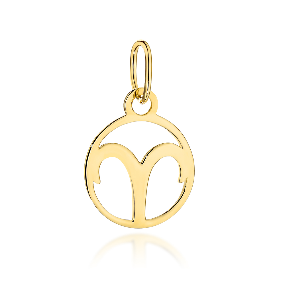 Zawieszka złota znak zodiaku BARAN pr. 585 1 Zawieszka złota znak zodiaku BARAN pr. 585