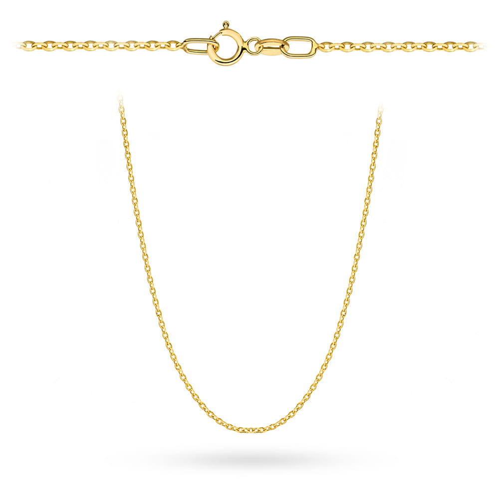Złoty łańcuszek rolo diamentowany 50cm 4.95g 585 1 Złoty łańcuszek rolo diamentowany 50cm 4.95g 585