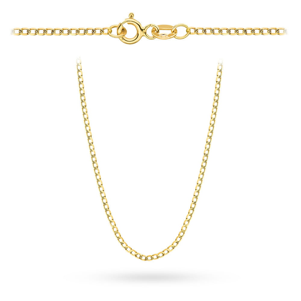 Złoty łańcuszek pancerka diamentowana 50cm 6.48g 585 1 Złoty łańcuszek pancerka diamentowana 50cm 6.48g 585