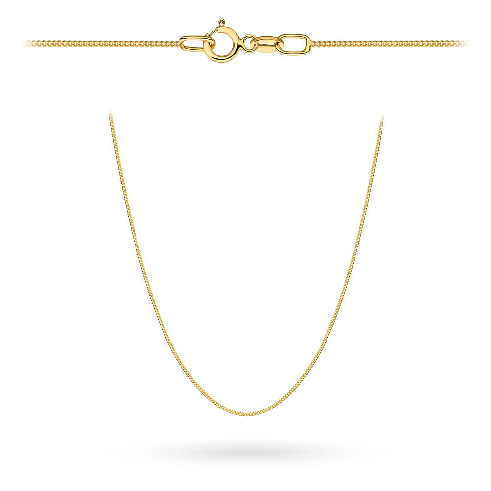 Złoty łańcuszek pancerka gładka 45cm 6.12g 585 1 Złoty łańcuszek pancerka gładka 45cm 6.12g 585
