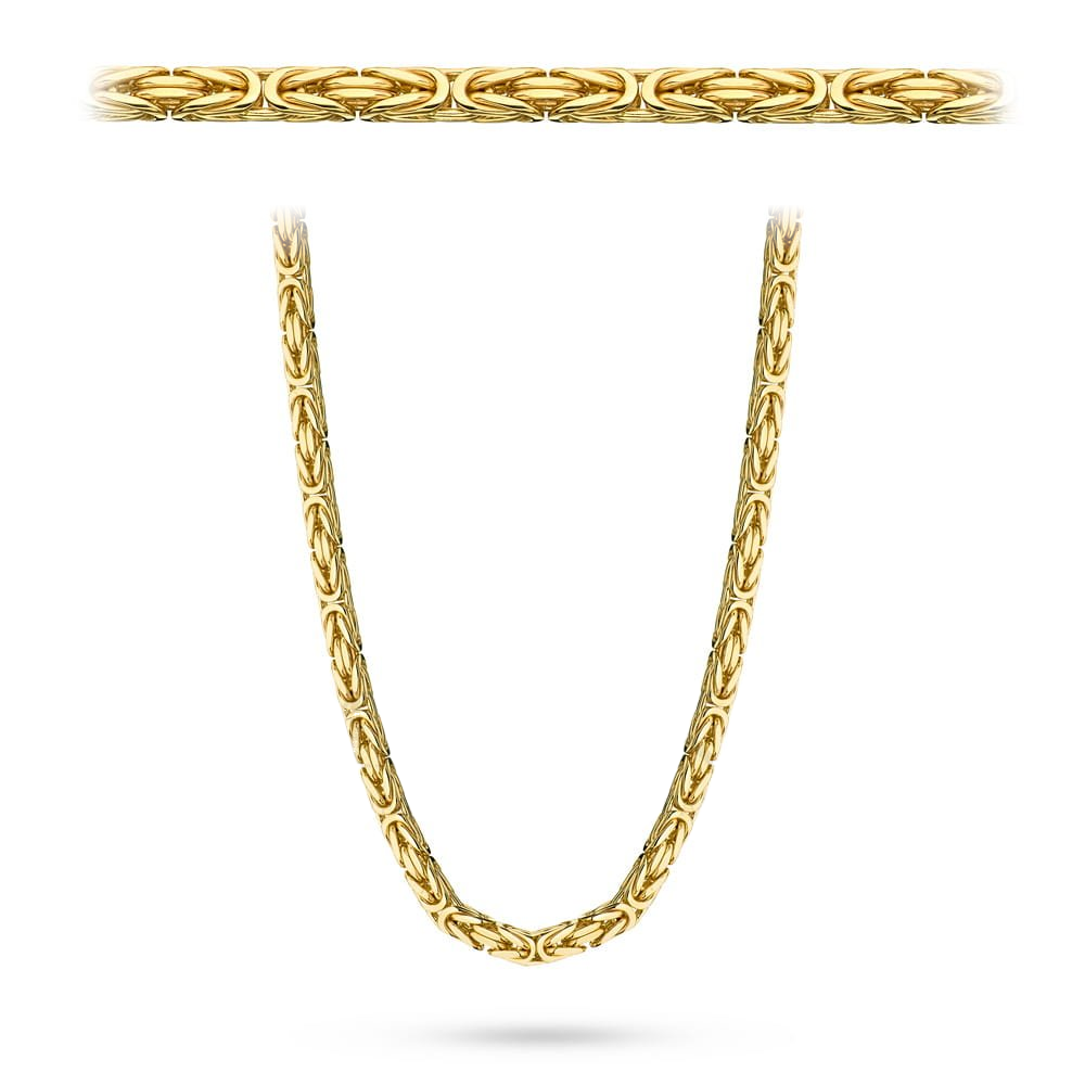 Łańcuch złoty pr. 585 - splot Królewski 55 cm (Gramatura: 22.28) 1 Łańcuch złoty pr. 585 - splot Królewski 55 cm (Gramatura: 22.28)