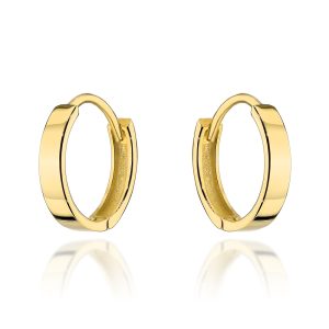 Kolczyki złote klasyczne kółeczka na kreolu pr. 585