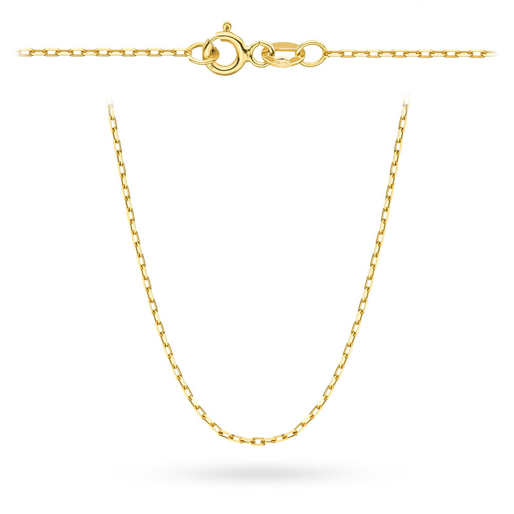 Łańcuszek złoty pr. 585 - splot ankier 60 cm (Gramatura: 6.63) 1 Łańcuszek złoty pr. 585 - splot ankier 60 cm (Gramatura: 6.63)