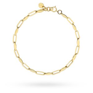 Bransoletka złota ogniwa i elipsy pr. 585