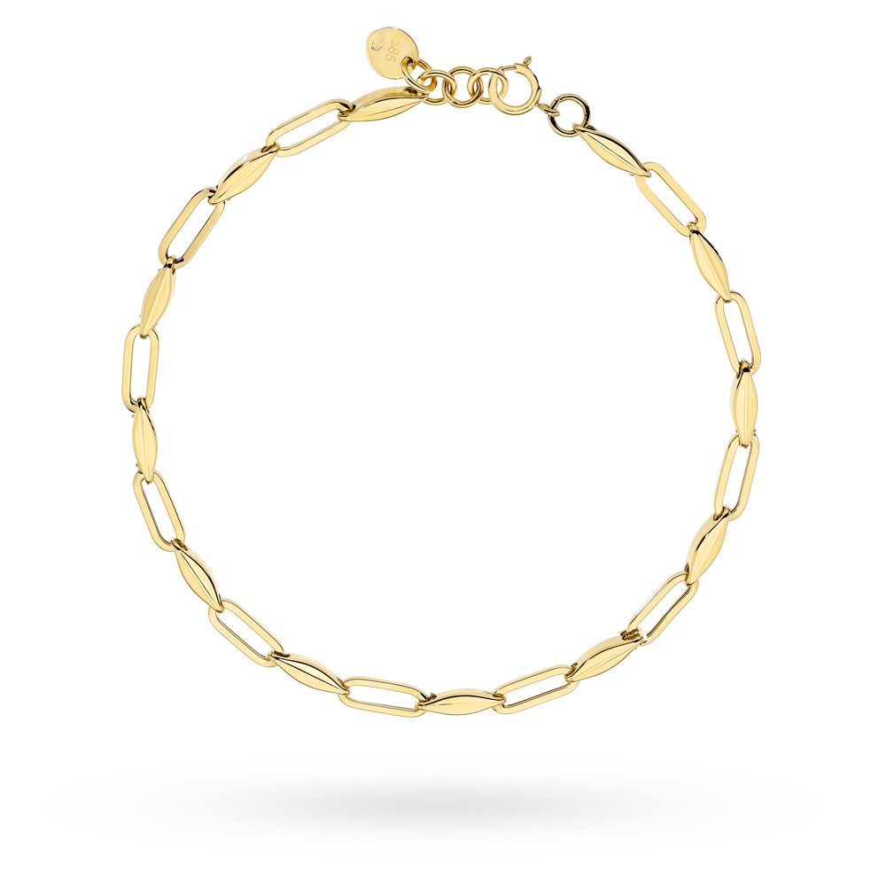 Bransoletka złota ogniwa i elipsy pr. 585 1 Bransoletka złota ogniwa i elipsy pr. 585