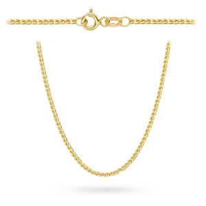 Złoty łańcuszek lisi ogon 60cm 3.91g 585